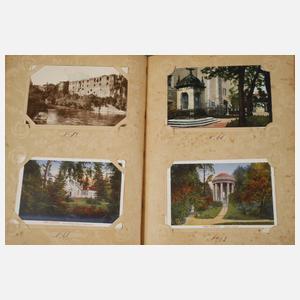 Konvolut Ansichtskartenalben Mitteldeutschland