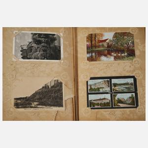 Konvolut Ansichtskartenalben Mitteldeutschland