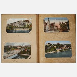 Konvolut Ansichtskartenalben Mitteldeutschland