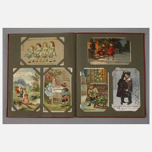 Paar Ansichtskartenalben