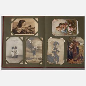 Paar Ansichtskartenalben