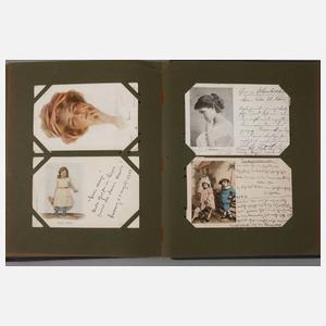 Paar Ansichtskartenalben