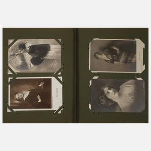 Paar Ansichtskartenalben