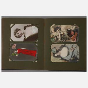 Paar Ansichtskartenalben