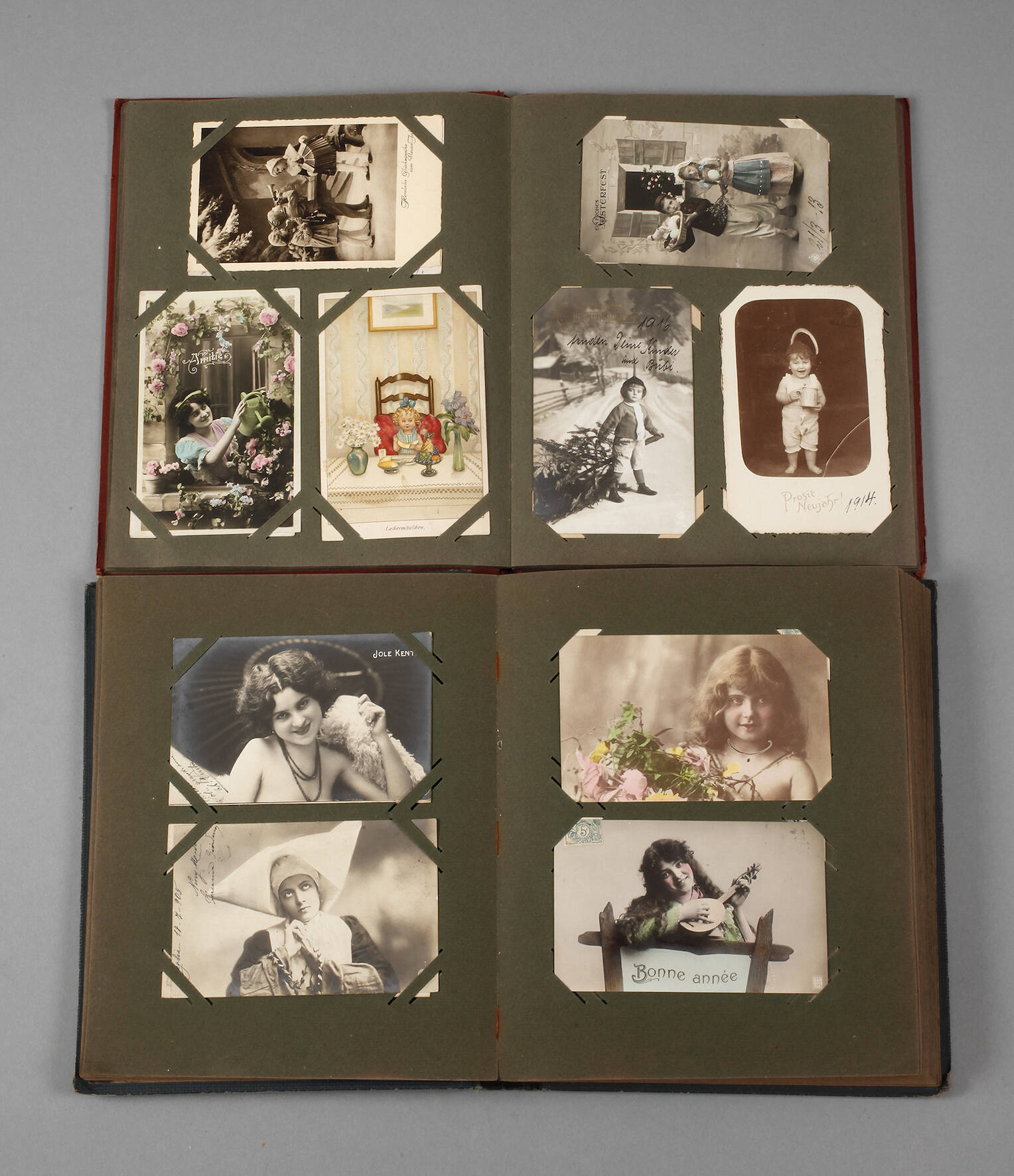 Paar Ansichtskartenalben