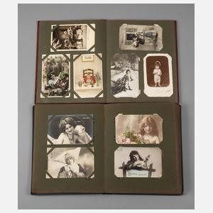 Paar Ansichtskartenalben