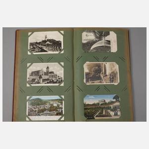 Zwei Ansichtskartenalben Osteuropa