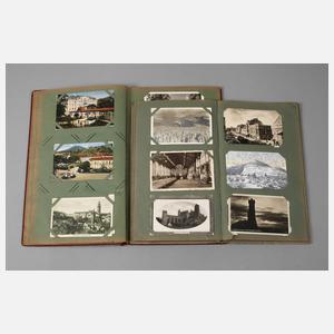 Zwei Ansichtskartenalben Osteuropa