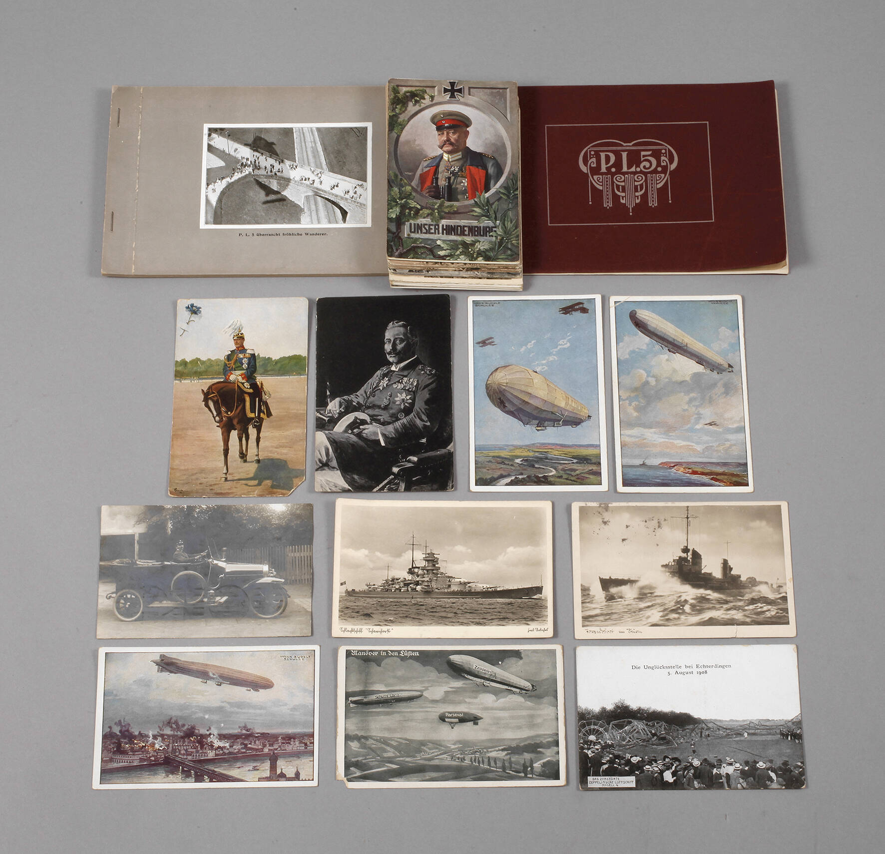 Das Parseval-Luftschiff 5 über Chemnitz