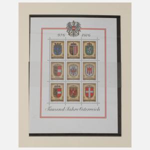 Briefmarkenalbum Österreich 1960–1990