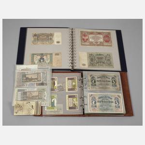 Großes Konvolut Geldscheine