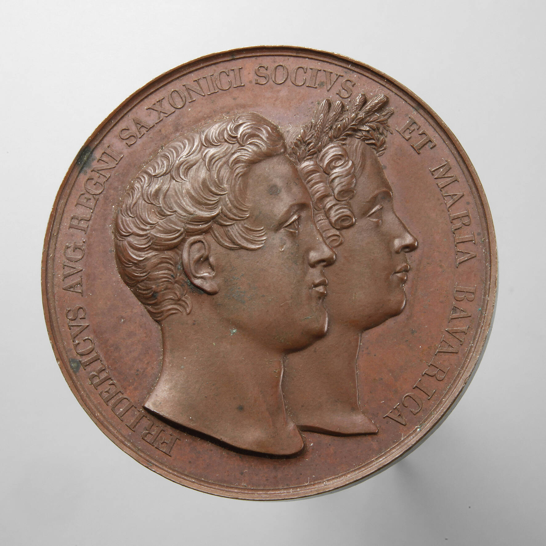 Hochzeitsmedaille Sachsen 1833