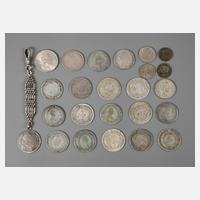 Konvolut Silbermünzen, meist Habsburg111