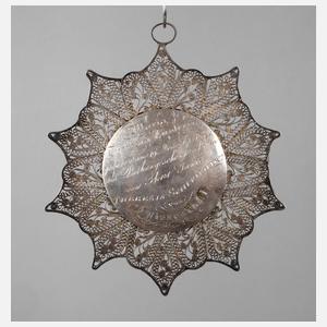 Patenmedaille Silber