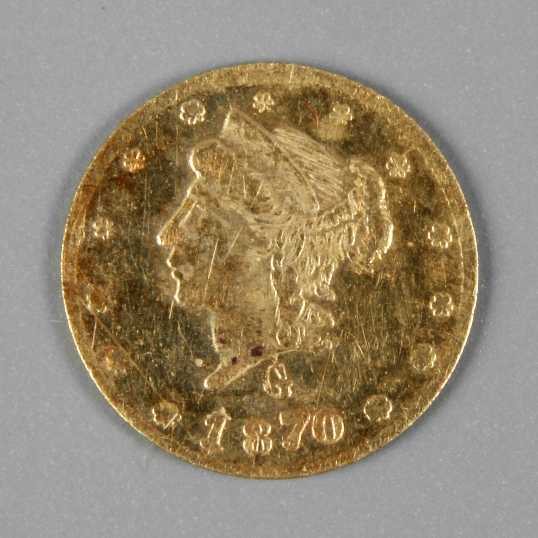 1/4 Dollar 1870