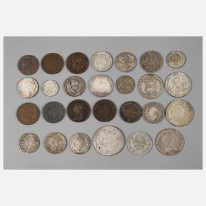 Konvolut Kleinmünzen Zschiesche & Köder