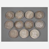 Konvolut 5 Mark Preußen111