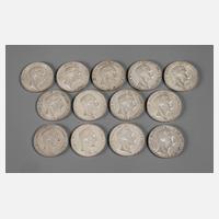 Konvolut 3 Mark Preußen111