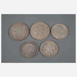 Konvolut Münzen Kaiserreich