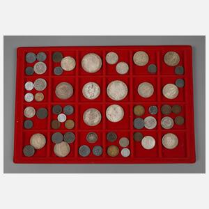 Konvolut Münzen Deutsches Reich