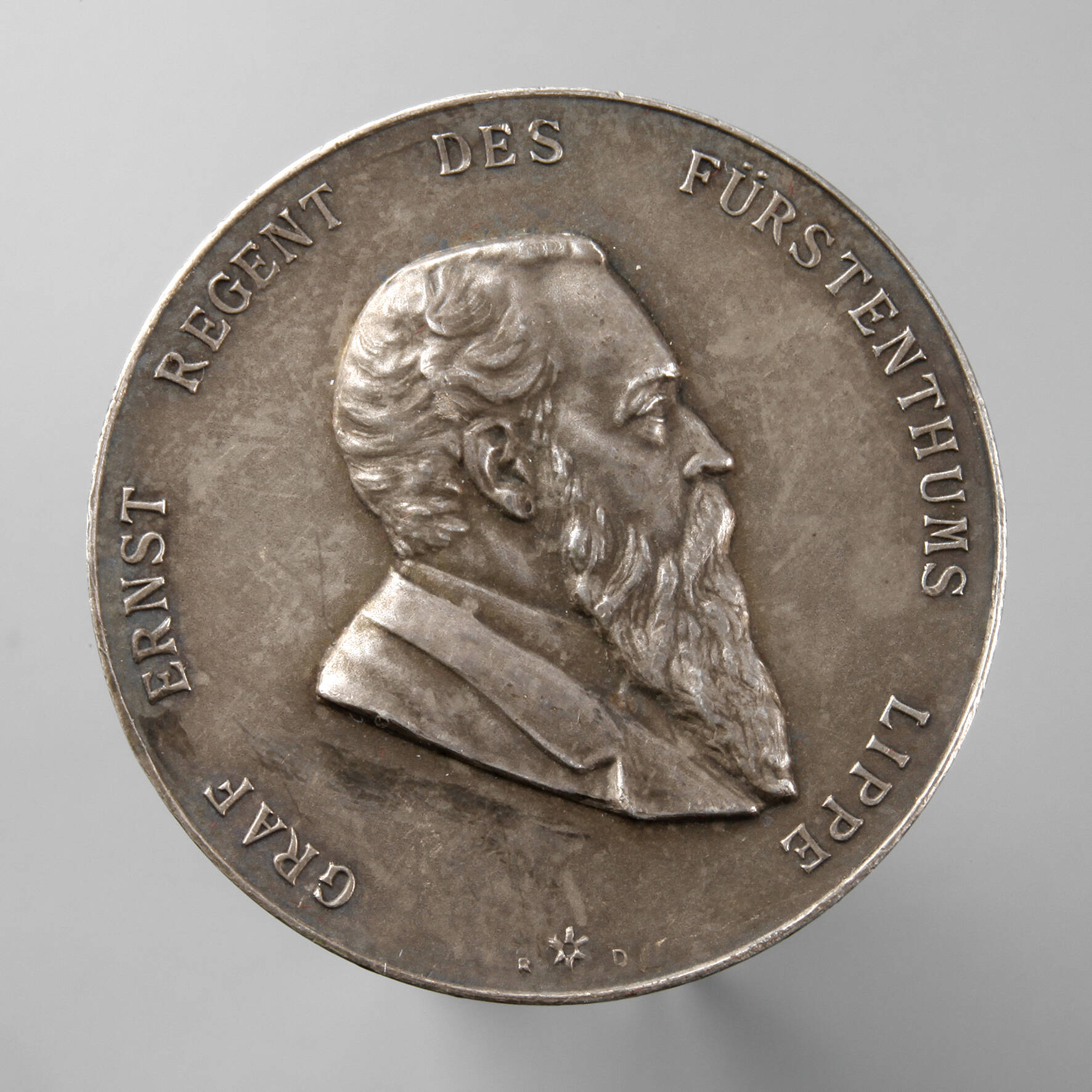 Medaille Graf Ernst Fürst zu Lippe 1897