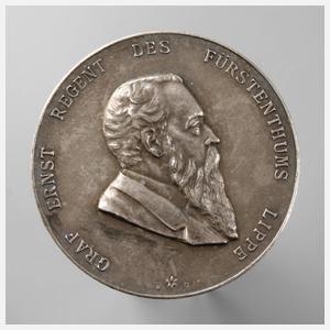 Medaille Graf Ernst Fürst zu Lippe 1897