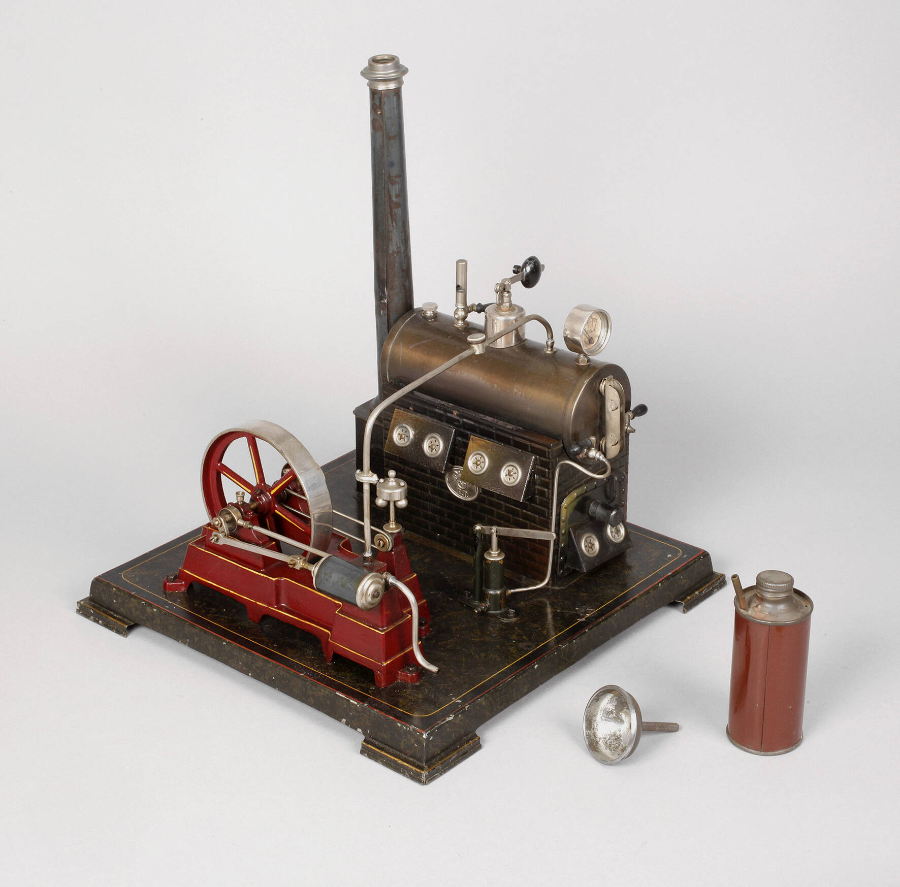 Ernst Plank liegende Dampfmaschine