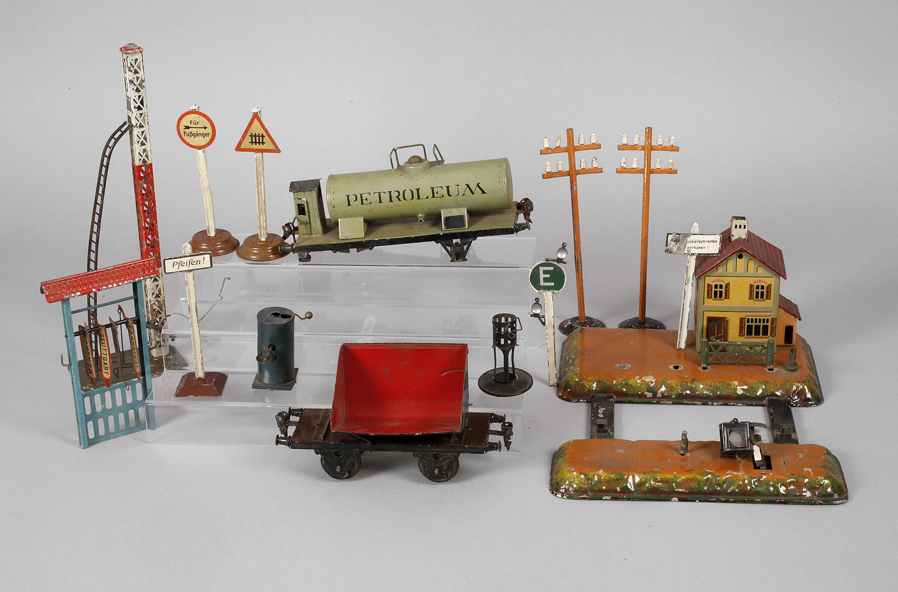 Bing/Märklin Eisenbahnkonvolut für Bastler