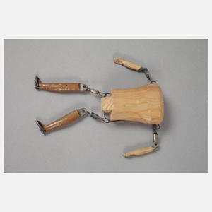 Marionetten-Ensemble im Koffer