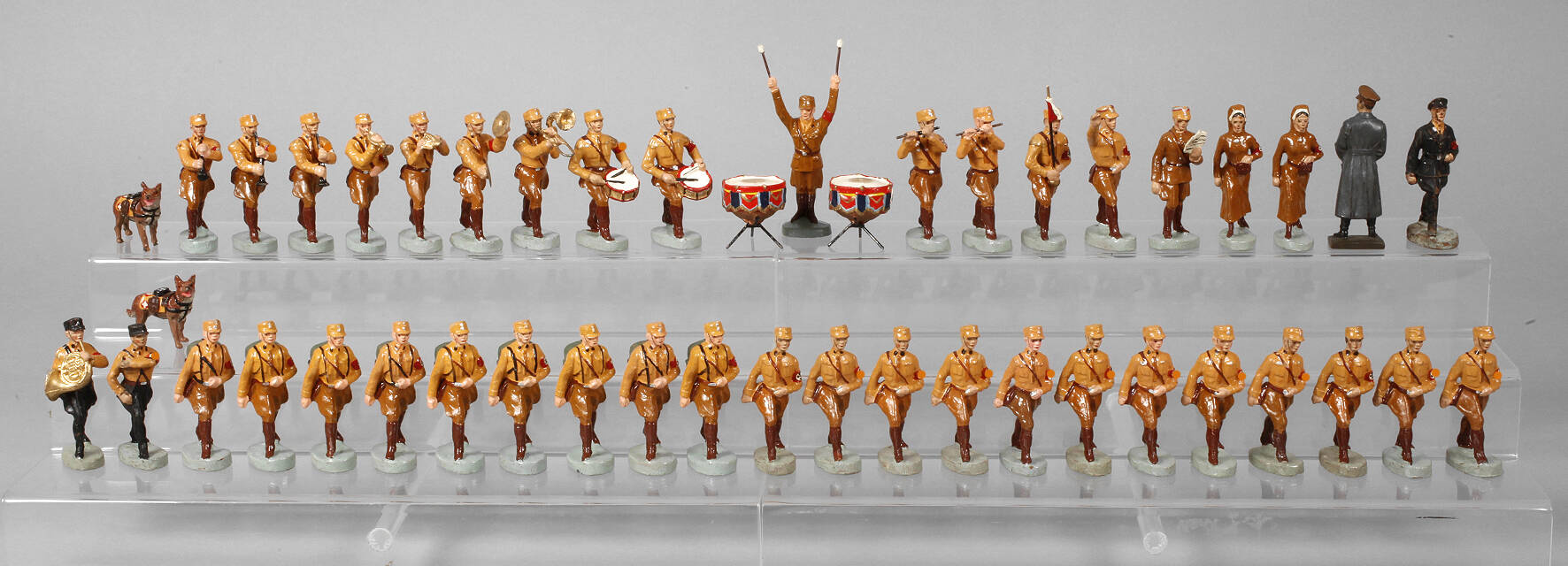 Elastolin großes Konvolut Parteifiguren