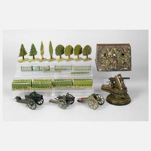 Konvolut Geschütze und Zubehör