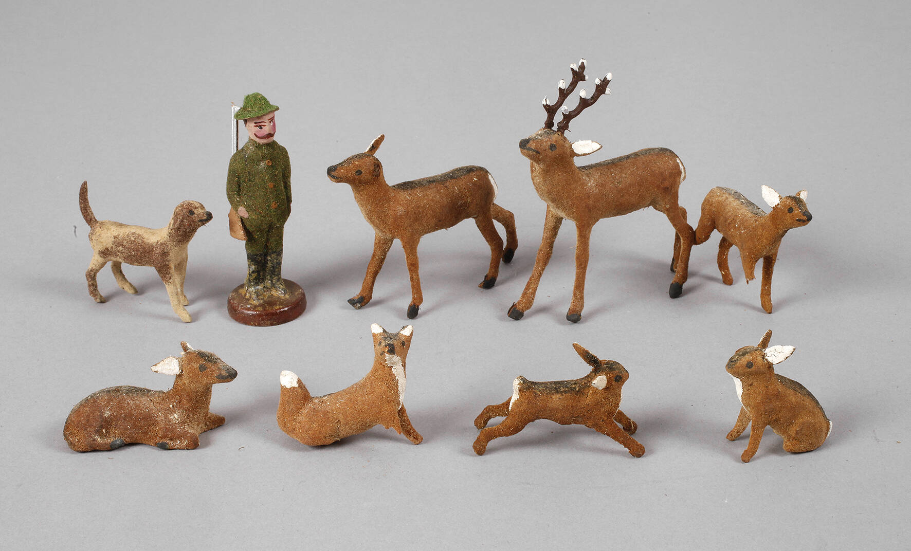 Tuchstaubtiere als Jagdszene