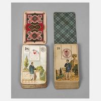 Zwei Wahrsagekartenspiele nach Mlle de Lenormand111