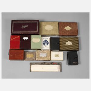 Großes Konvolut Rommé- und Bridge-Spielkarten