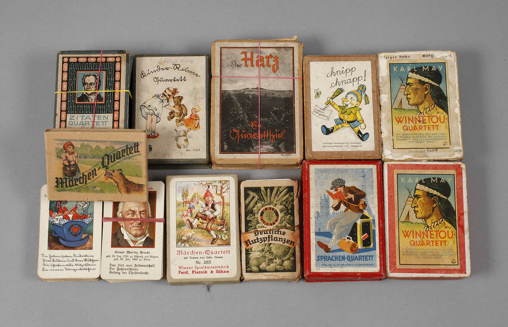 Konvolut Quartett-Spiele
