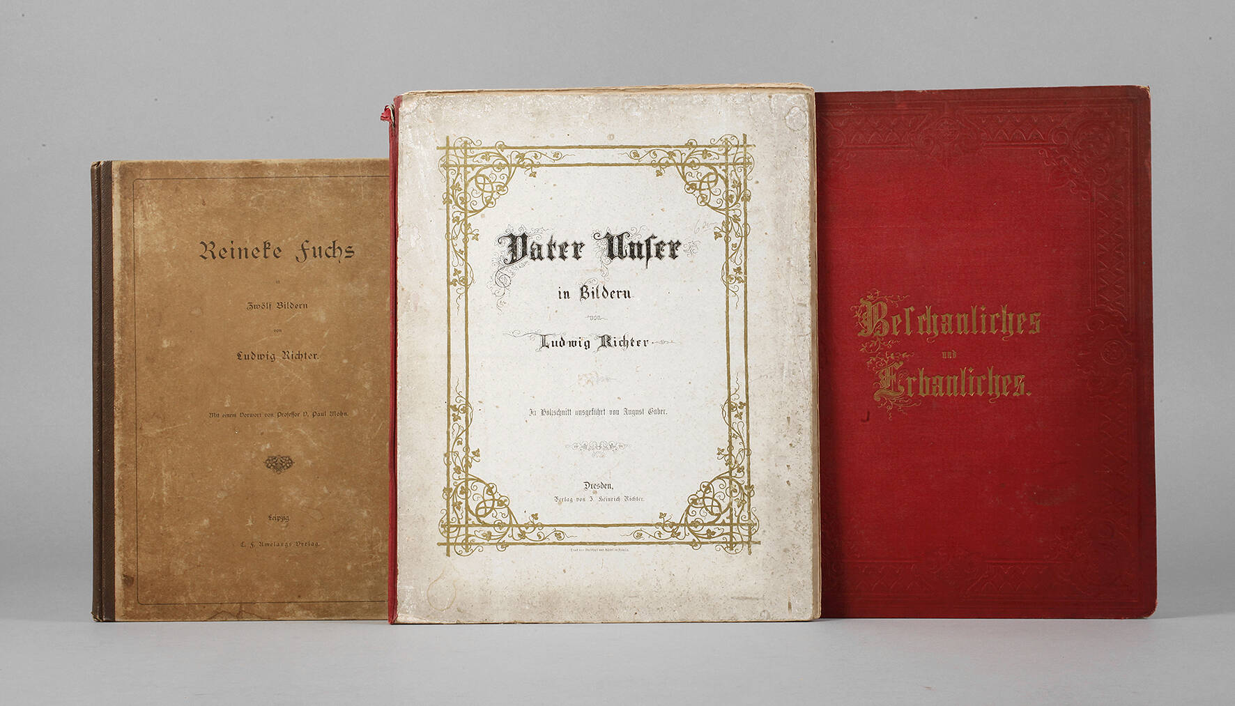 Drei Bücher Ludwig Richter