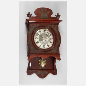 Feine Jugendstilwanduhr
