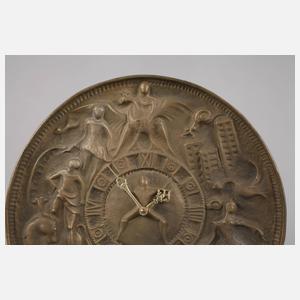 Wanduhr Bronze
