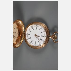 Hängeuhr Gold
