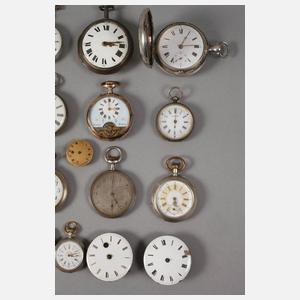 Konvolut Taschenuhren