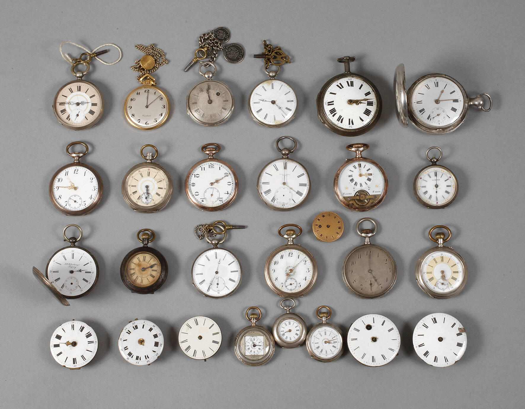 Konvolut Taschenuhren