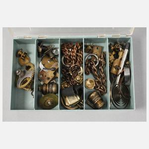 Konvolut Uhrenersatzteile