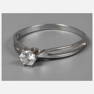 Damenring mit Brillant