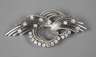 Brosche mit Brillanten von ca. 0,8 ct
