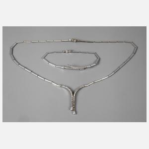 Schmuckset mit Diamanten