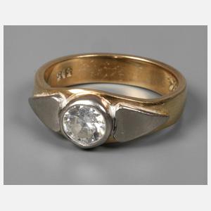 Damenring mit Brillant