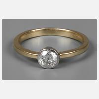Damenring mit Brillant von ca. 0,5 ct111