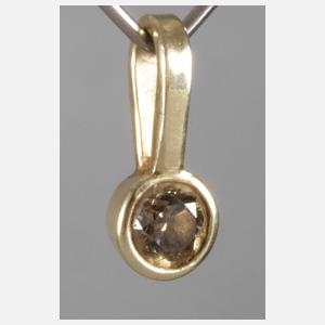 Anhänger mit Brillant von ca. 1 ct