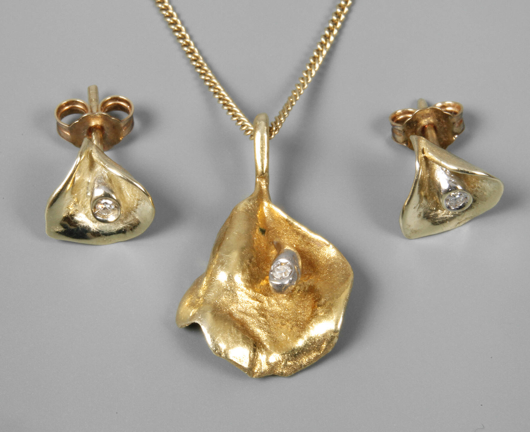 Schmuckset mit Brillant