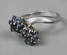Damenring mit Saphiren